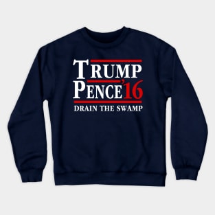 Trump Pence Drain The Swamp Crewneck Sweatshirt